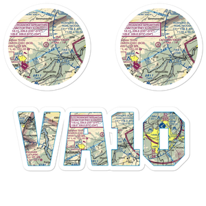 Catawba Valley Airport (VA10) VFR Sectional Sticker Pack
