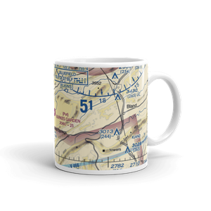 Burkes Garden Airport (VA07) VFR Sectional  Mug