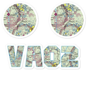 Pace Airport (VA02) VFR Sectional Sticker Pack