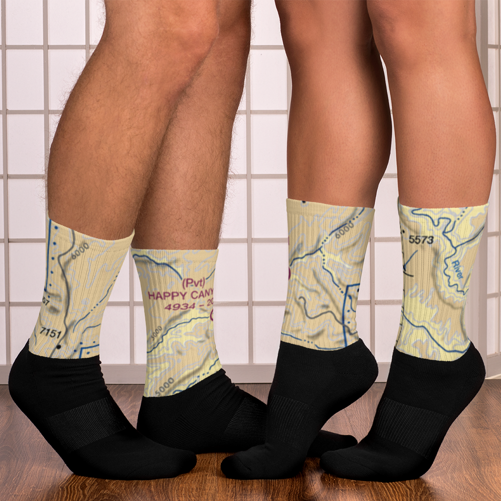Happy Canyon Airport (UT97) VFR Sectional Socks 