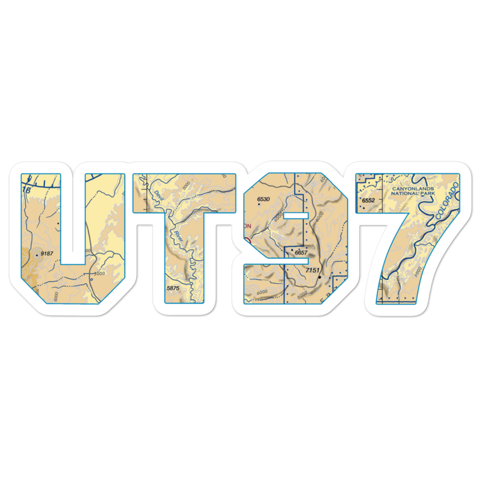 Happy Canyon Airport (UT97) VFR Sectional Sticker 