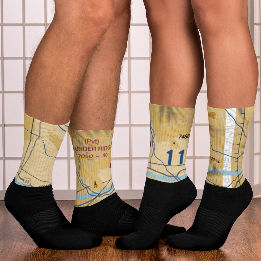 Thunder Ridge Airpark (UT83) VFR Sectional Socks 