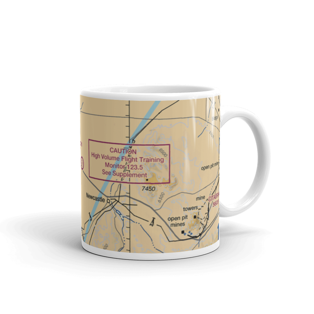 Beryl Junction Airport (UT82) VFR Sectional  Mug 