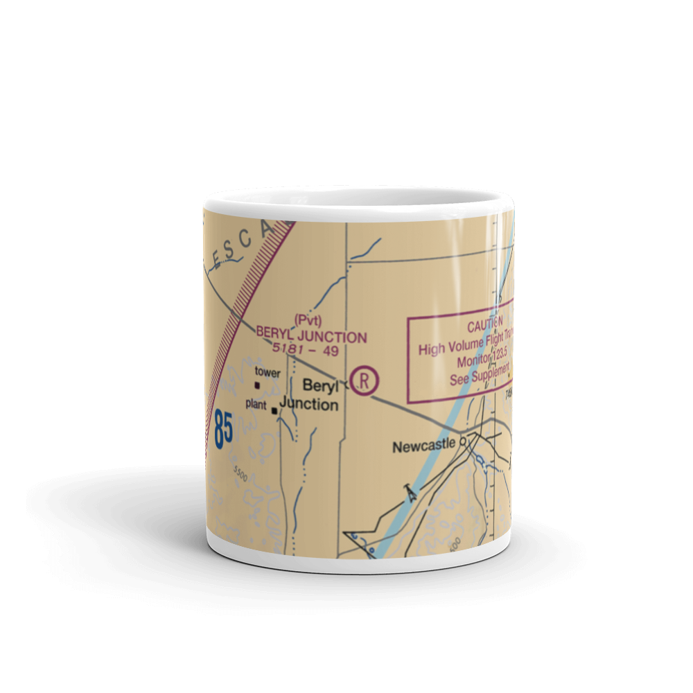 Beryl Junction Airport (UT82) VFR Sectional  Mug 