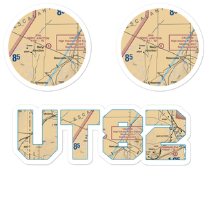 Beryl Junction Airport (UT82) VFR Sectional Sticker Pack