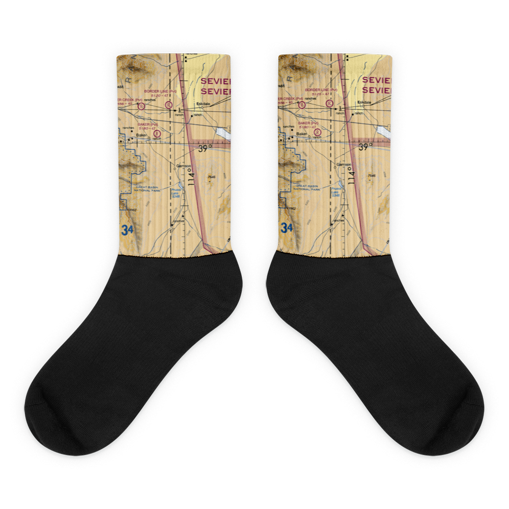 Garrison Airport (UT70) VFR Sectional Socks 