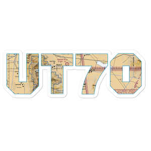 Garrison Airport (UT70) VFR Sectional Sticker