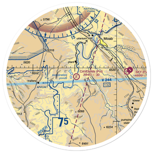 Tangri-La Airport (UT68) VFR Sectional Sticker (30 mile)