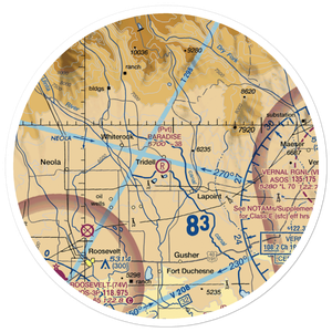 Paradise Air Park (UT67) VFR Sectional Sticker (30 mile)