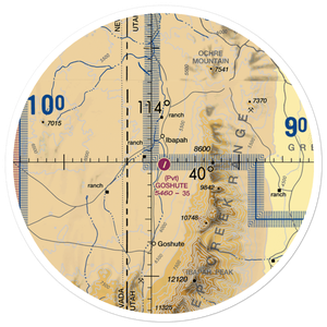 Goshute Airport (UT65) VFR Sectional Sticker (30 mile)
