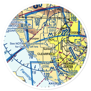 Lbl Farms Airport (UT48) VFR Sectional Sticker (20 mile)