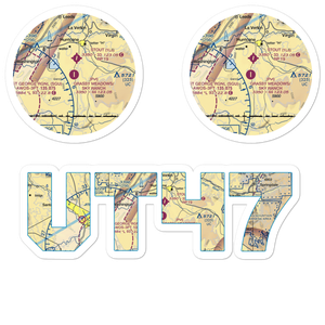 Grassy Meadows/Sky Ranch Landowners Assn Airport (UT47) VFR Sectional Sticker Pack