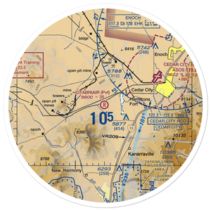 Citabriair Airport (UT43) VFR Sectional Sticker (30 mile)