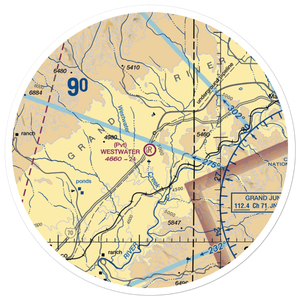 Westwater Airport (UT42) VFR Sectional Sticker (30 mile)