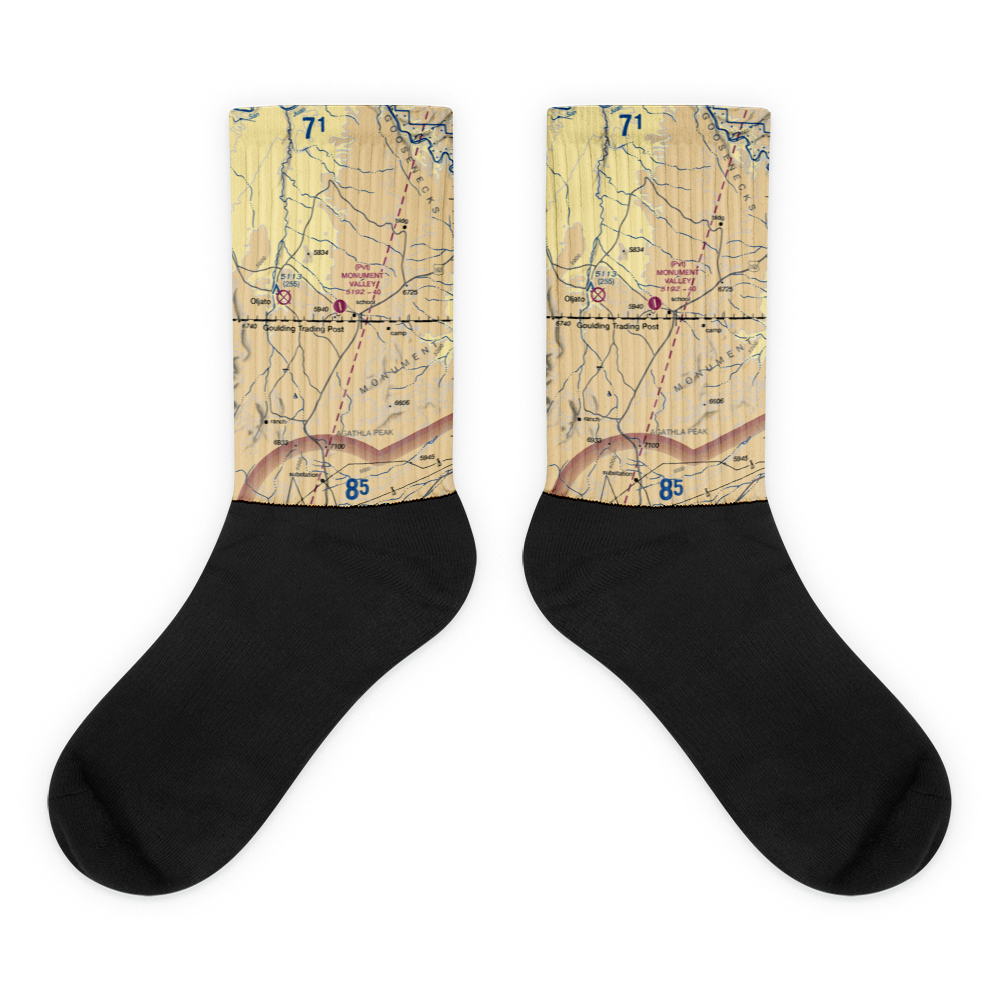 Monument Valley Airport (UT25) VFR Sectional Socks 
