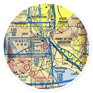 Camp Williams Airfield (UT08) VFR Sectional Sticker (20 mile)