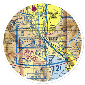 Camp Williams Airfield (UT08) VFR Sectional Sticker (30 mile)