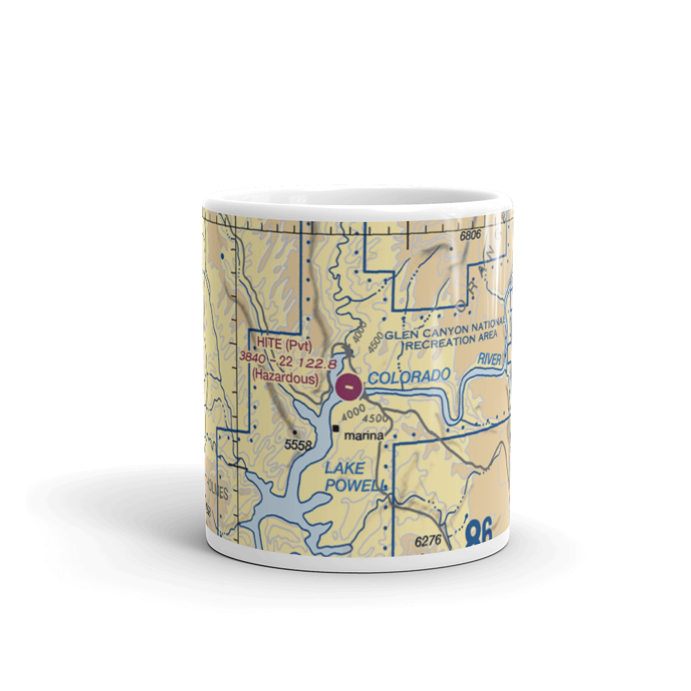 Hite Airport (UT03) VFR Sectional  Mug 