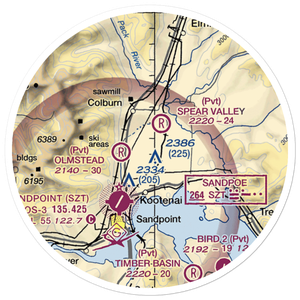 Murray Airport (US0099) VFR Sectional Sticker (20 mile)