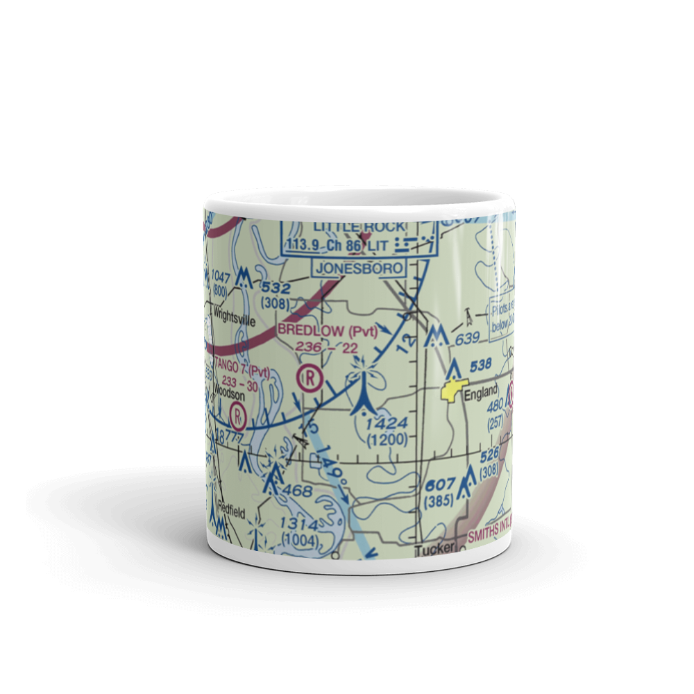 Moore Farm Airport (45AR) VFR Sectional  Mug 