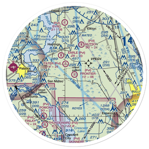 Kathrinstadt Airport (2FA7) VFR Sectional Sticker (30 mile)