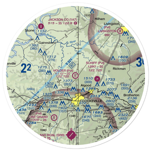 Holder Field (4TN6) VFR Sectional Sticker (30 mile)