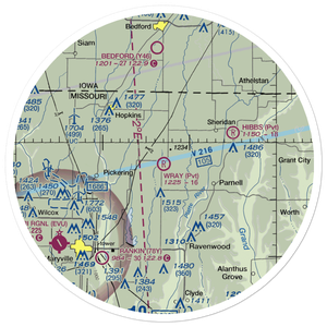 Wray Airfield (MU13) VFR Sectional Sticker (30 mile)