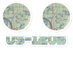 Wray Airfield (MU13) VFR Sectional Sticker Pack