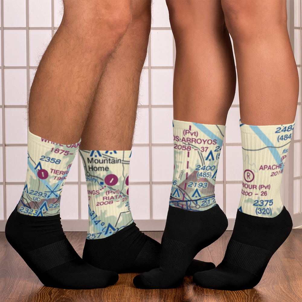 Riata Ranch Airport (TE33) VFR Sectional Socks 
