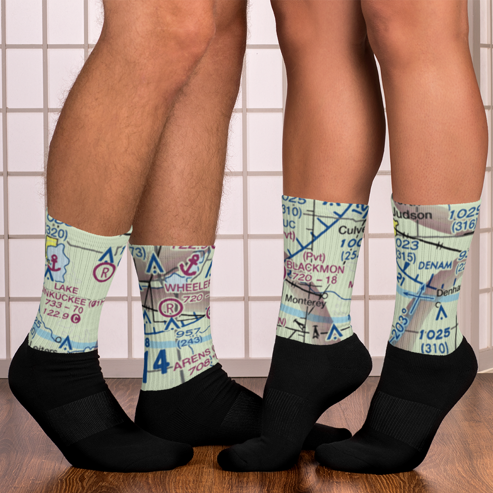 Blackmon Field (IN69) VFR Sectional Socks 
