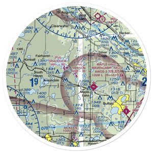 Iverson Seaplane Base (58MN) VFR Sectional Sticker (30 mile)