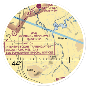 Agape Farm Airport (OR42) VFR Sectional Sticker (20 mile)