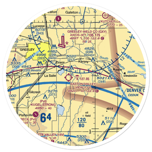 Devoe Airport (9CO7) VFR Sectional Sticker (30 mile)