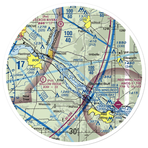 STOL Airport (65WI) VFR Sectional Sticker (30 mile)