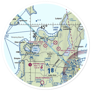 Forrest River Airport (MI02) VFR Sectional Sticker (30 mile)