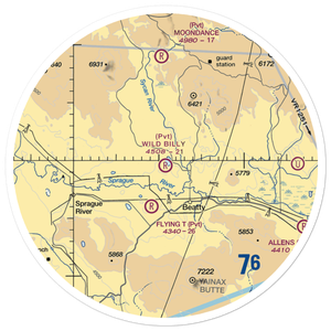 Wild Billy Airport (OR29) VFR Sectional Sticker (30 mile)