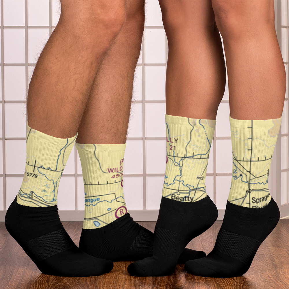 Wild Billy Airport (OR29) VFR Sectional Socks 