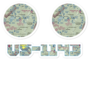 Heathcliff Airpark (7OH7) VFR Sectional Sticker Pack