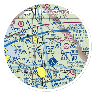 M-4 Airport (32TE) VFR Sectional Sticker (20 mile)