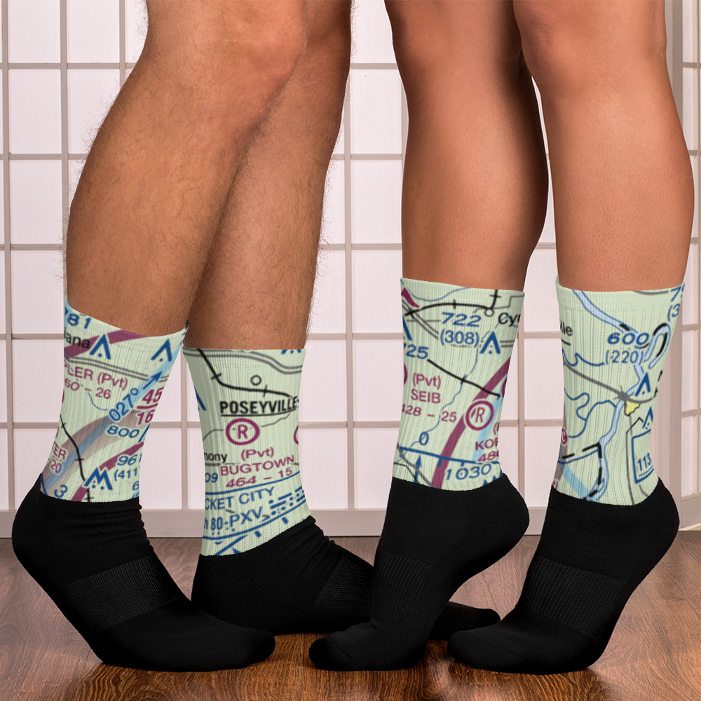 Seib Airport (88IN) VFR Sectional Socks 