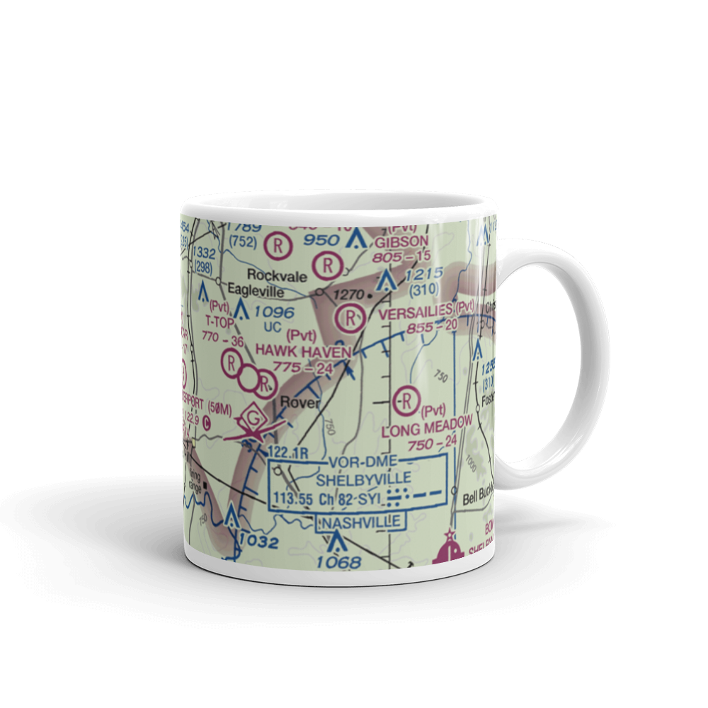 Racecar Airport (TN27) VFR Sectional  Mug 
