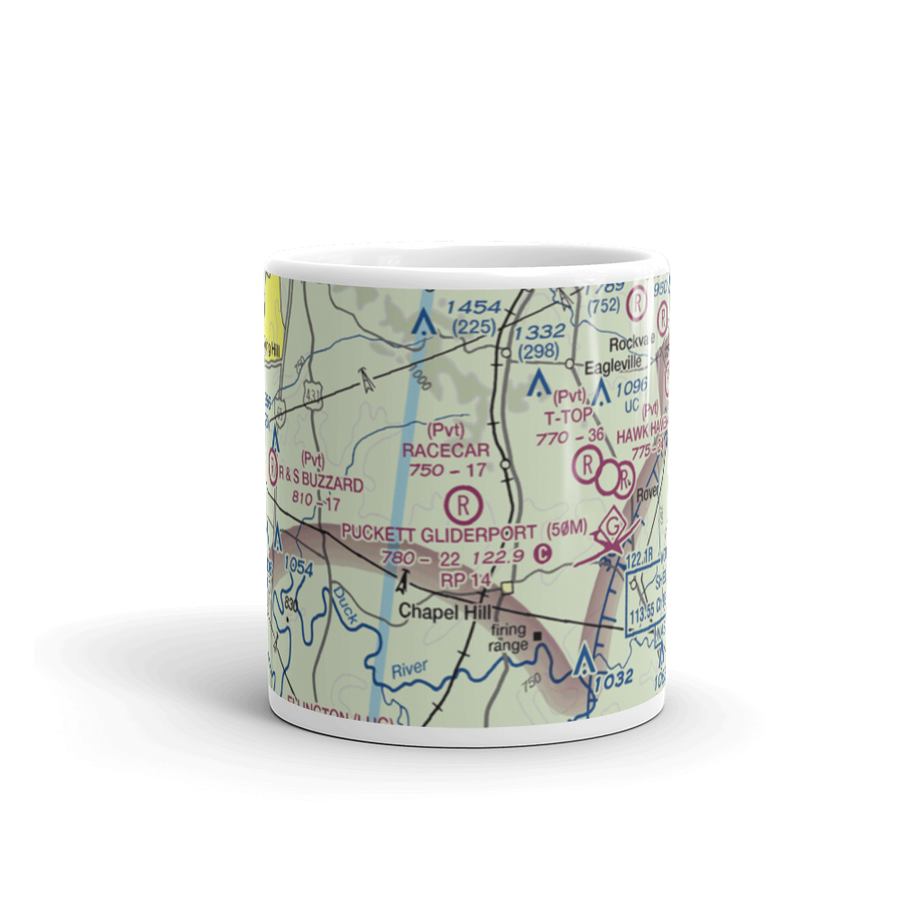 Racecar Airport (TN27) VFR Sectional  Mug 