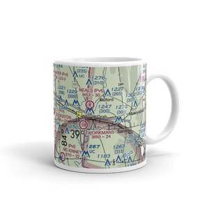 Old Boston Airport (66OH) VFR Sectional  Mug