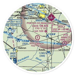 Sojourner Field (IN04) VFR Sectional Sticker (20 mile)