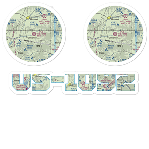 The Farm Airport (94WI) VFR Sectional Sticker Pack