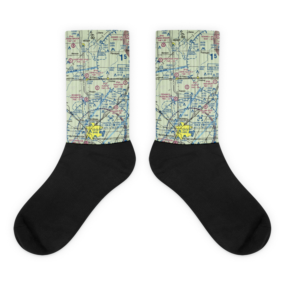 Kuntz Restricted Landing Area (3IL8) VFR Sectional Socks 