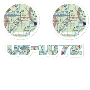 Hickman Airport (2AR8) VFR Sectional Sticker Pack
