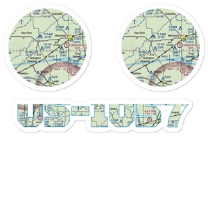 Keutzer Airport (US-1057) VFR Sectional Sticker Pack