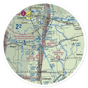 Maverick Field (WI90) VFR Sectional Sticker (30 mile)
