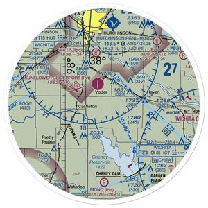 Irish Creek Airfield (SN51) VFR Sectional Sticker (30 mile)